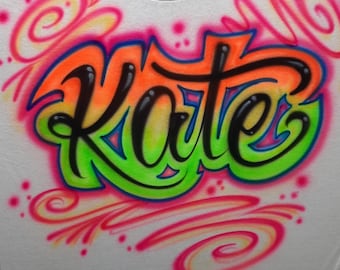 Custom Airbrushed Graffiti Long Sleeve Shirt: Personalized Streetwear