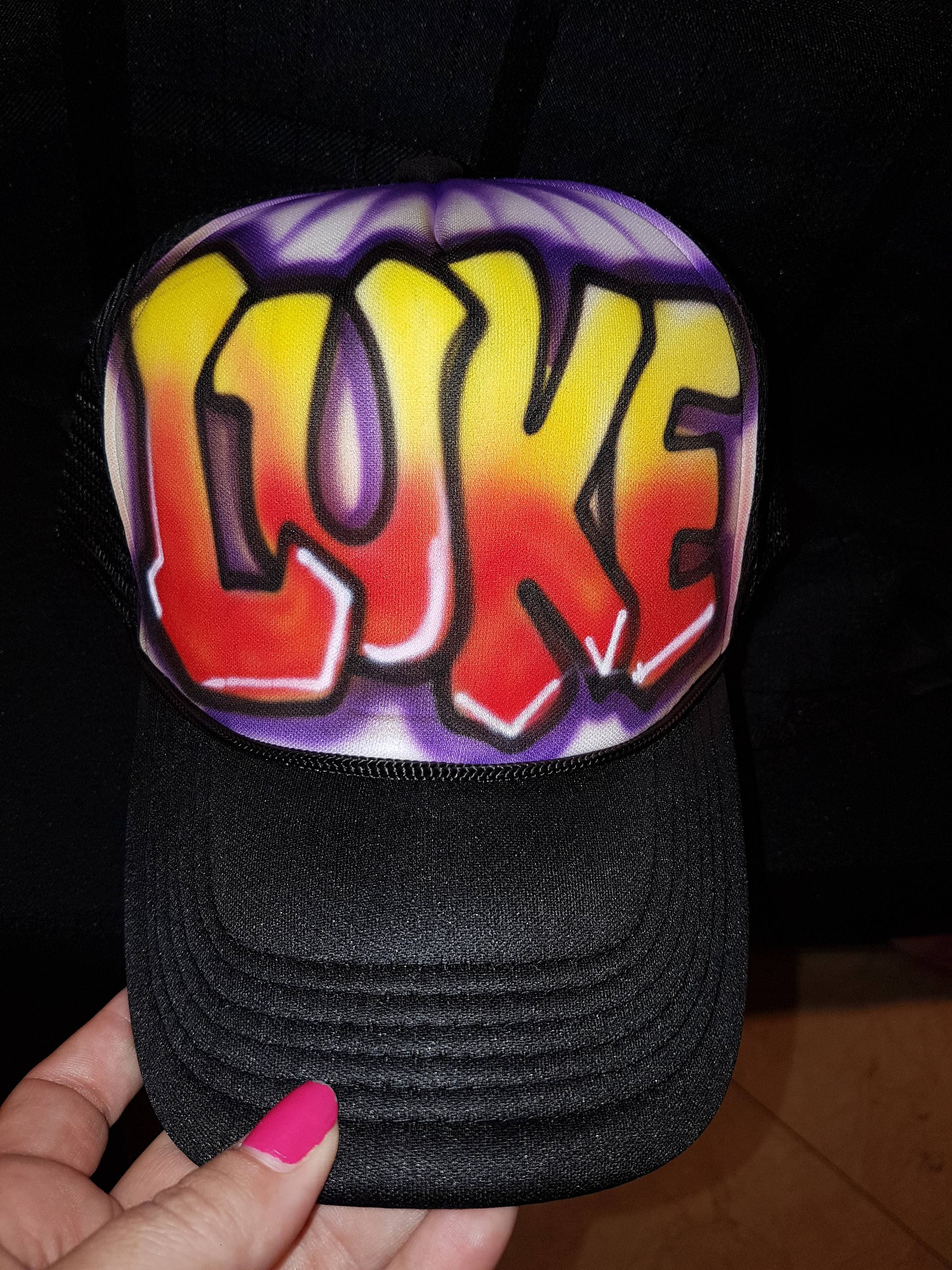 Custom Airbrush Hat With Graphics 