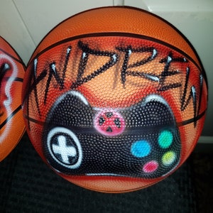 Full Size Basketball with Custom Airbrush Design FREE SHIPPING image 10