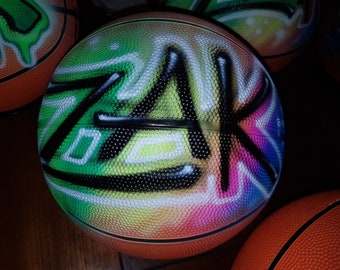 Custom Airbrush Basketball Personalized