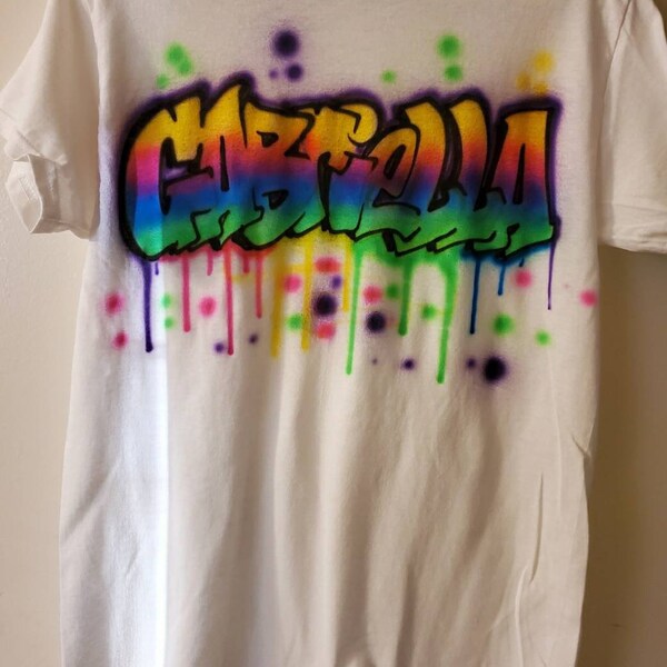 Airbrush Shirt Etsy