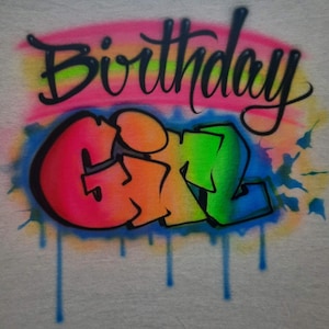 Airbrush Hat, Birthday Boy/Girl ,