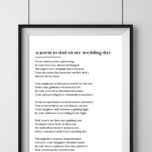 regalo del día de la boda para papá - regalo para papá el día de la boda - día de la boda - poema del día de la boda - regalo para mi papá el día de mi boda
