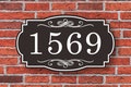 Victorian 1-line Address Sign, Custom Shaped Address Plaque, Architectural House Number Sign, Wall Address Plaque,Metal Sign for Outdoor,V3