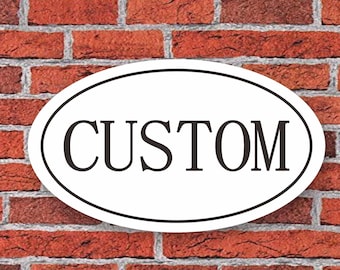 Custom House Number, Personalized Address Sign, Double Sided Sign, Custom Sign, Make Your Own Sign, Logo Sign,Aluminum,CS100