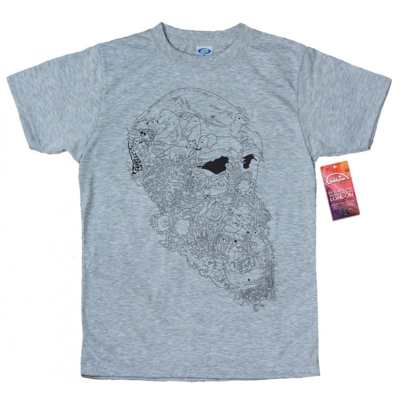 Charles Darwin T shirt Design Etsy