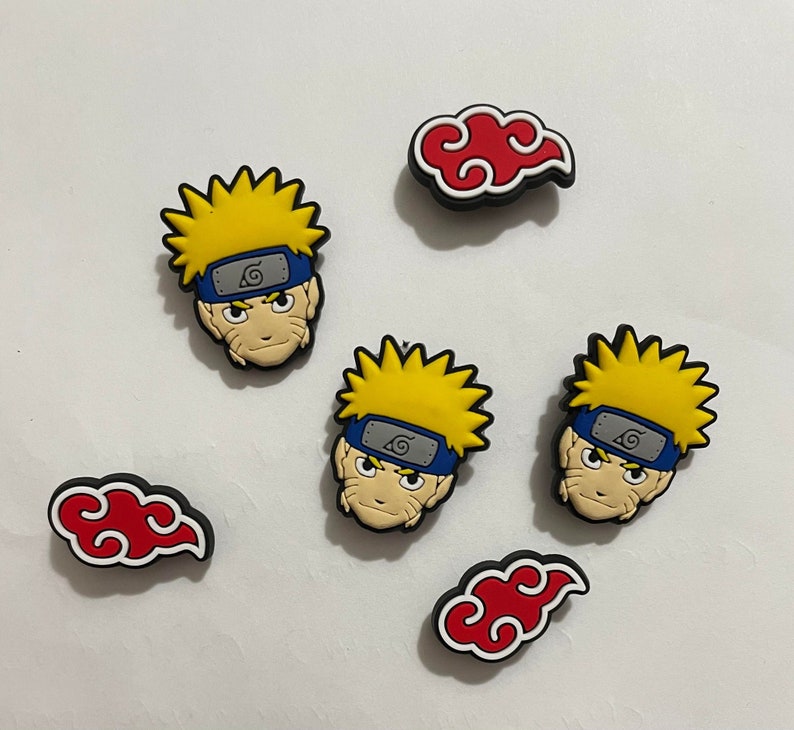 Anime Naruto Croc Charm Jibbitz Etsy