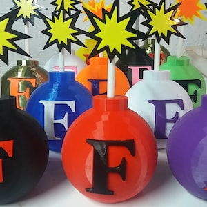 F Bomb! Customize your own! 3D Printed. Lots of colors to choose from! Team colors! Company colors! Great gifts for the office!