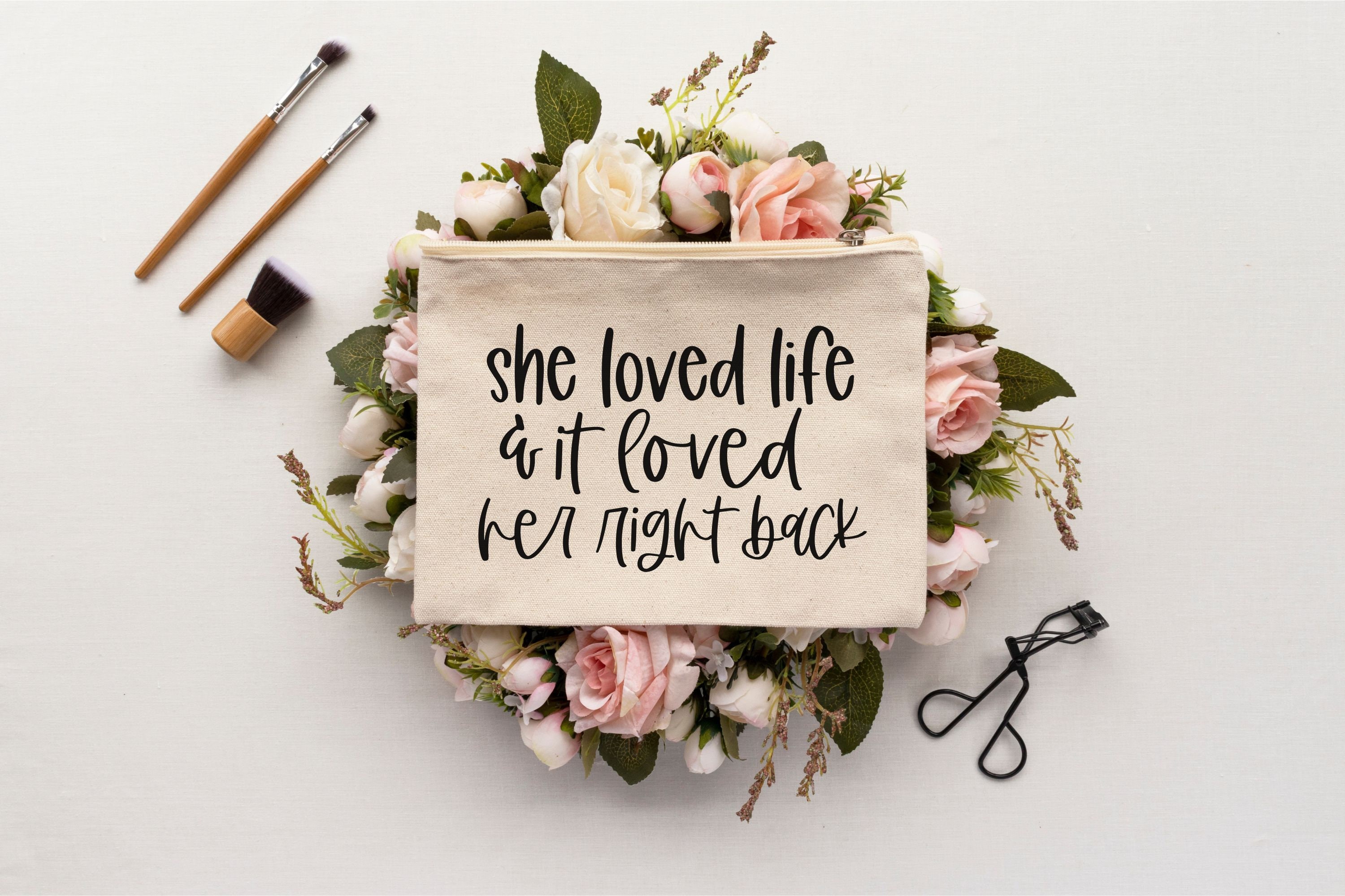 Female Empowerment SVG She Loved Life & It Loved Her Right - Etsy