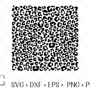 Leopard Print SVG - Animal Print svg, Cheetah Print svg, Pattern for Cut Files