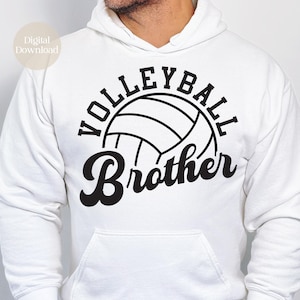 niedlichen Beach-Volleyball-Bruder SVG, niedlichen Beach-Volleyball-Player-Svg, Beachvolleyball-Schnittdateien, Sportsaison-Saison-Svg, Varsity-Fonts-Svg