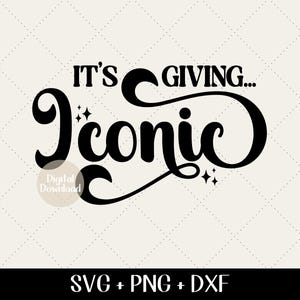 Está dando SVG icônico - Estética feminina svg, Romance Novel svg, Coquette Inspirado, Personagem principal svg, Cultura pop svg, Tendências Y2K svg