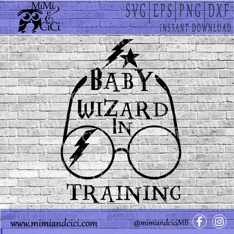 Download Baby Wizard SVG Harry Potter SVG Commercieel gebruik | Etsy