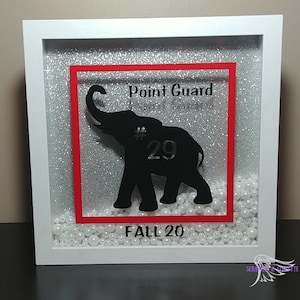Personalized Elephant Shadow Box
