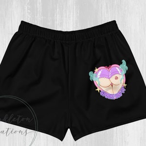 Spooky Booty Pastel Goth Women&#39;s Athletic Short Shorts