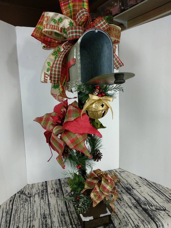 North Pole Mailbox home decor Etsy