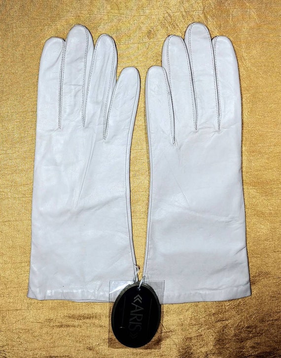 Aris Bone Leather Gloves ~ Size 8