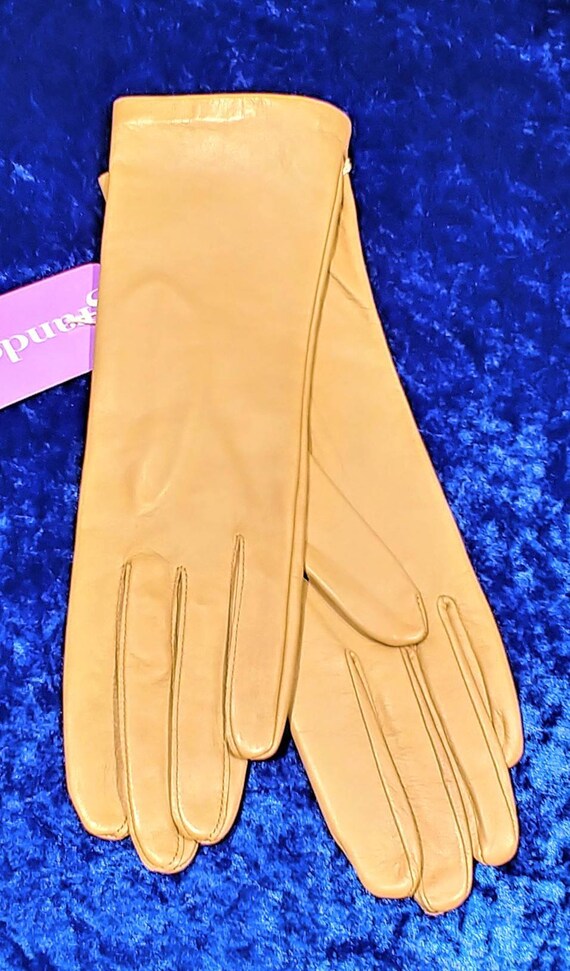 Grandoe Vintage Leather Gloves ~ Size 8