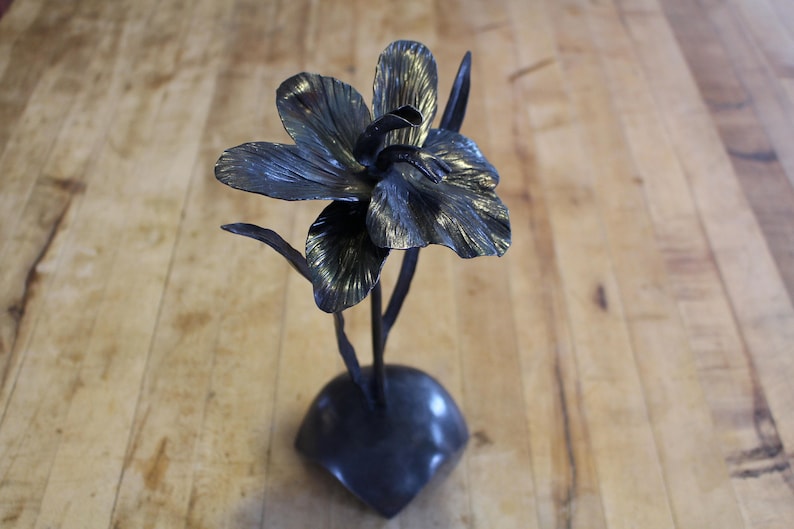 Orchid, Hand Forged Iron image 3