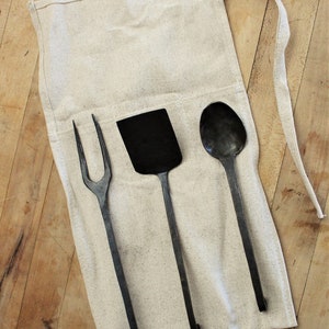 Camping Utensil Set with Storage Roll image 1