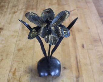 Orchid, Hand Forged Iron