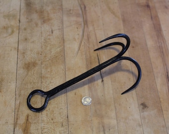 Treble Hook, Hand Forged