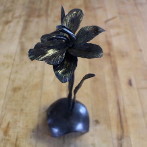 Orchid, Hand Forged Iron image 2