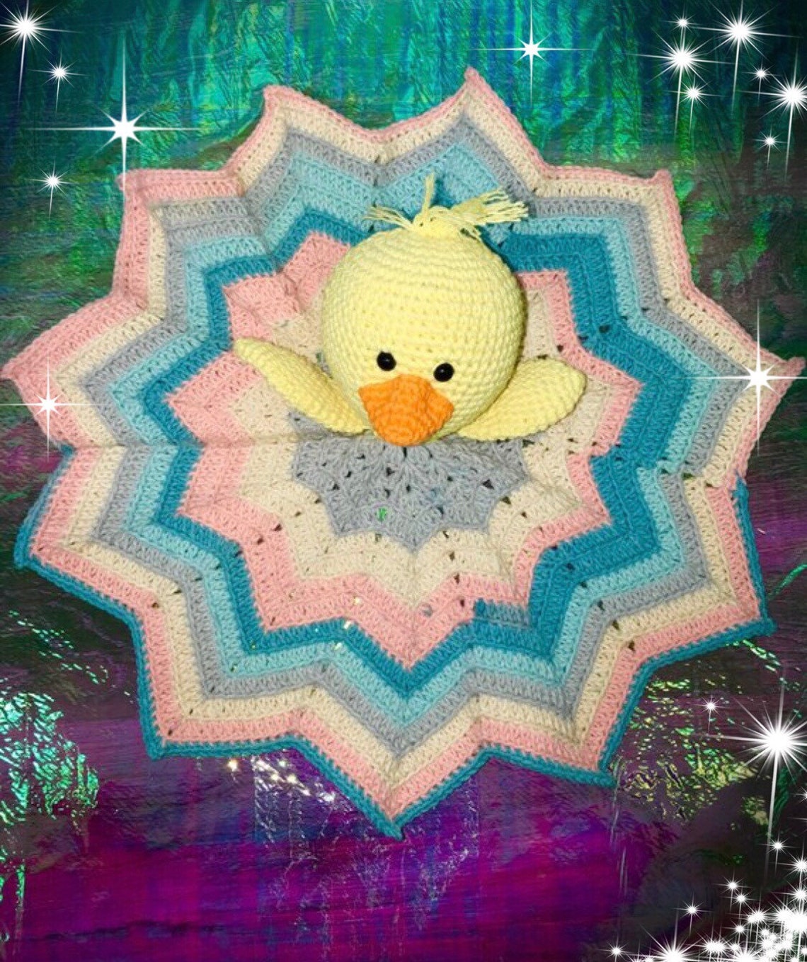 Animal Snuggle Blanket Crochet Lovey Choose Color & Animal Etsy