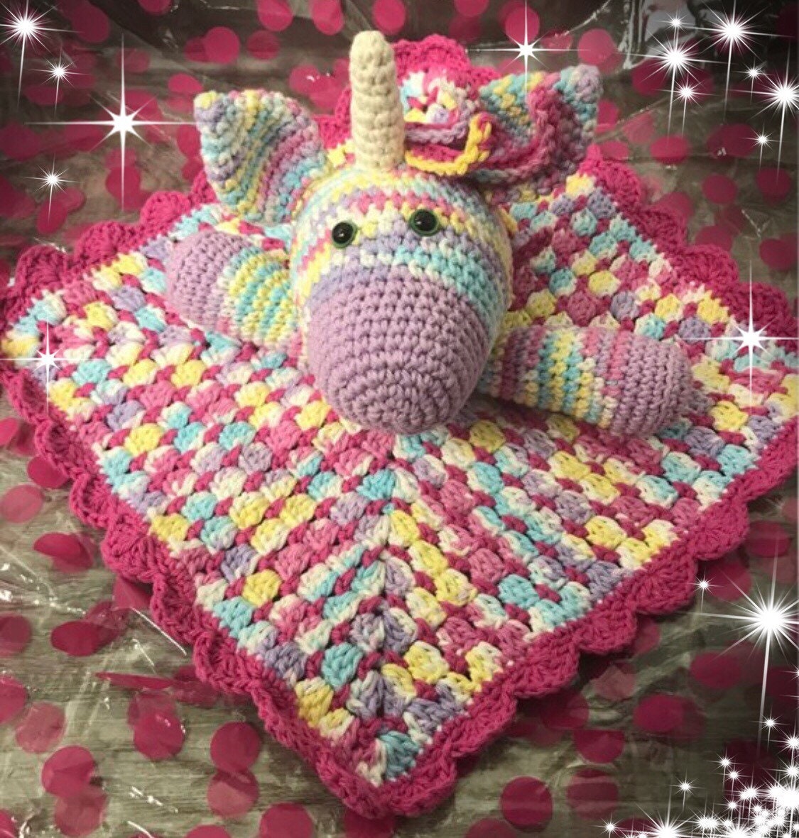 Animal Snuggle Blanket Crochet Lovey Choose Color & Animal Etsy