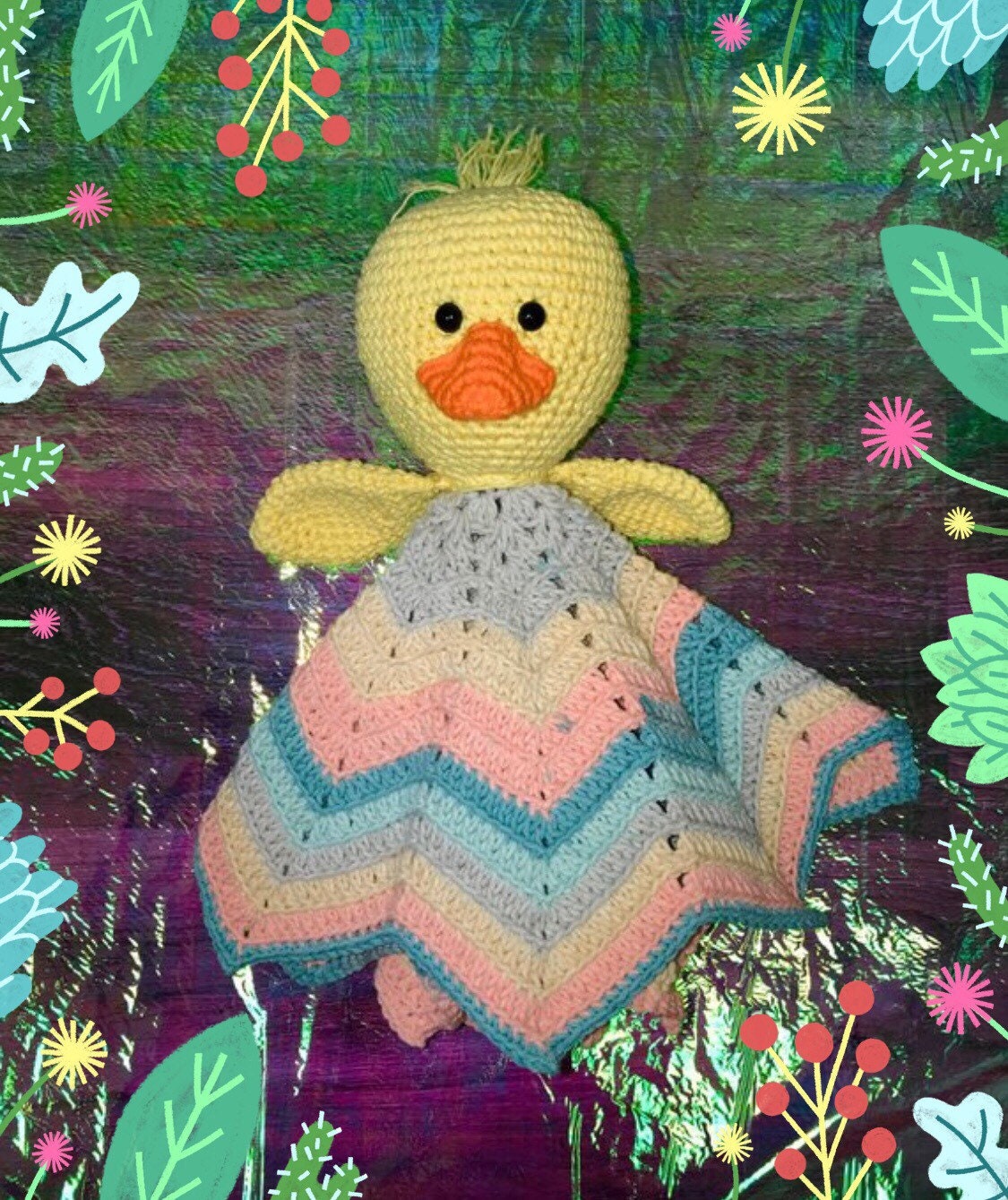 Animal Snuggle Blanket Crochet Lovey Choose Color & Animal Etsy