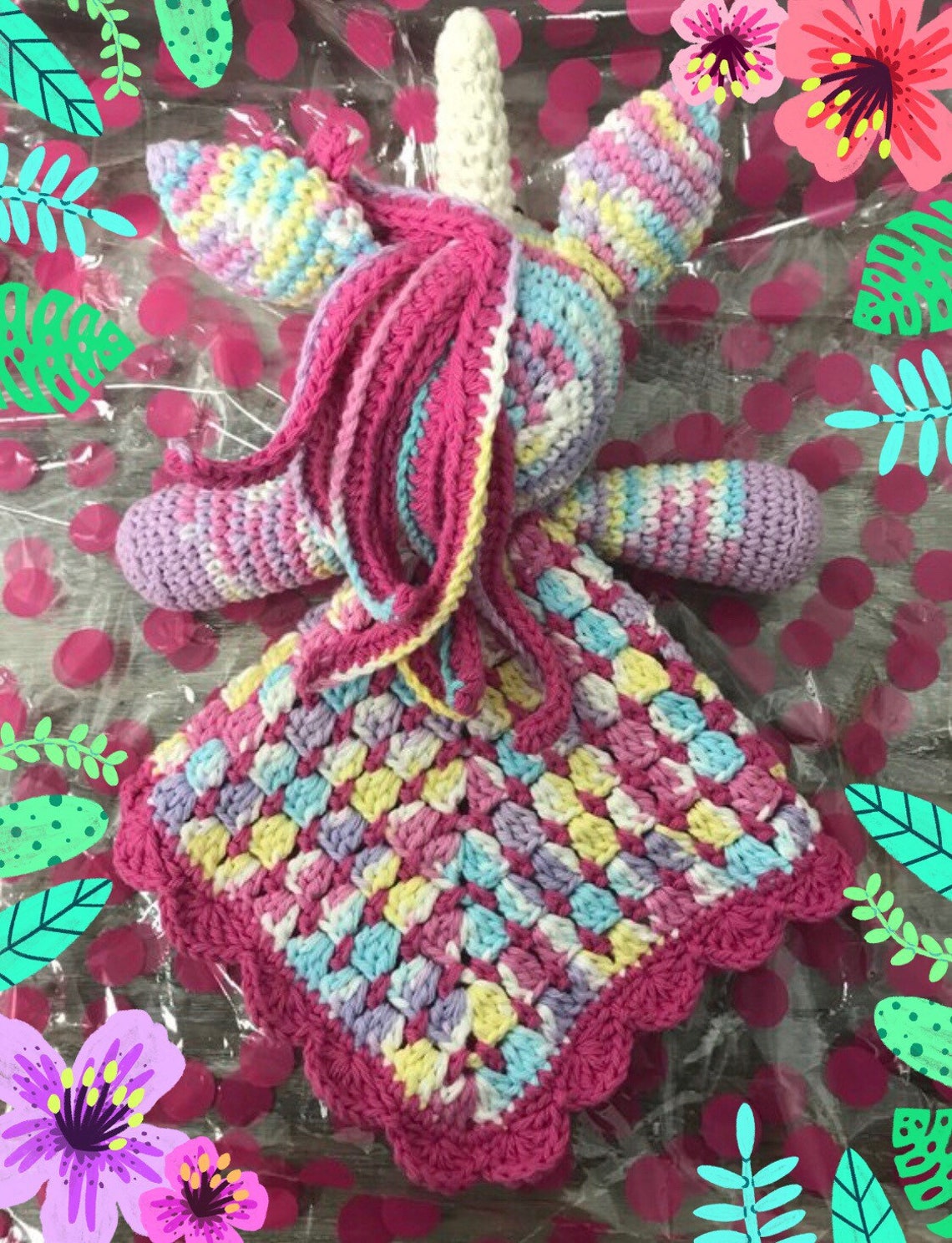 Animal Snuggle Blanket Crochet Lovey Choose Color & Animal Etsy