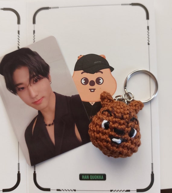 Han Quokka Skzoo Keychain, Stray Kids (kpop), Crocheted - Etsy