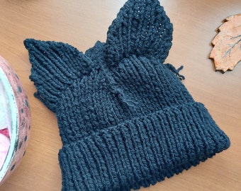 Cat Beanie, Stray Kids Felix Loverboy Cat Hat Knitting