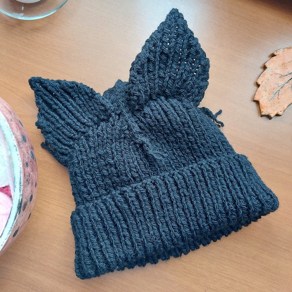 Cat Beanie, Stray Kids Felix Loverboy Cat Hat Knitting