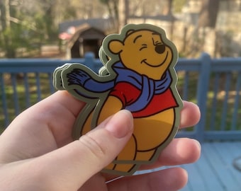 Winnie the Pooh Sticker, Disney Honey Bear Decal, Laptop, Water Bottle