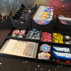 Star Trek Captain's Chair Board Game Insert (3D Print STL Files - Digital Download - Not a Physical Product)