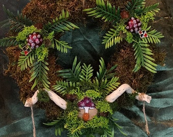 Christmas wreath (or not) - WONDERLAND - with "Carnelian"