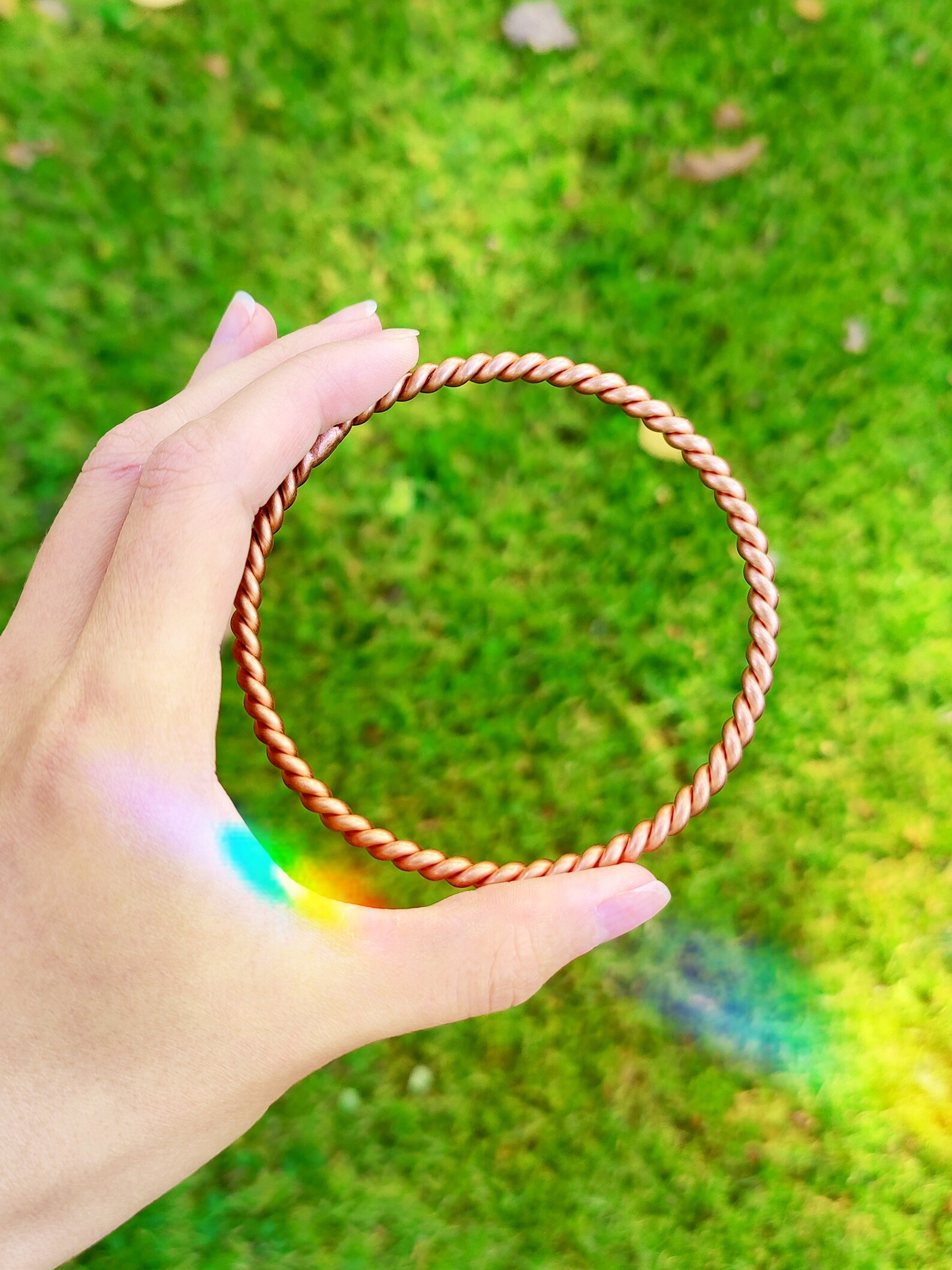 1/2 Cubit Sacred, Lost, Empowerment Copper Energy Rings for Water