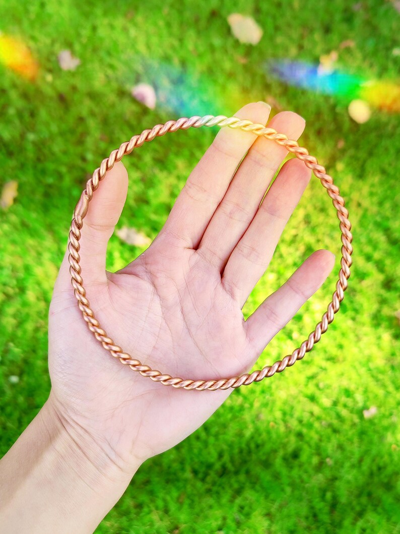 1/2 Cubit Sacred, Lost, Empowerment Copper Energy Rings for Water