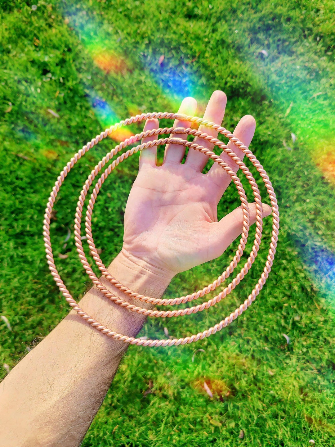 Tensor Rings Full Cubit, Smart Meter Cover, 6 Gauge Copper Energy Rings