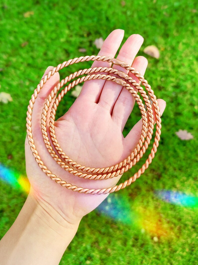 1/2 Cubit Sacred Lost Empowerment Copper Energy Rings for Etsy Canada