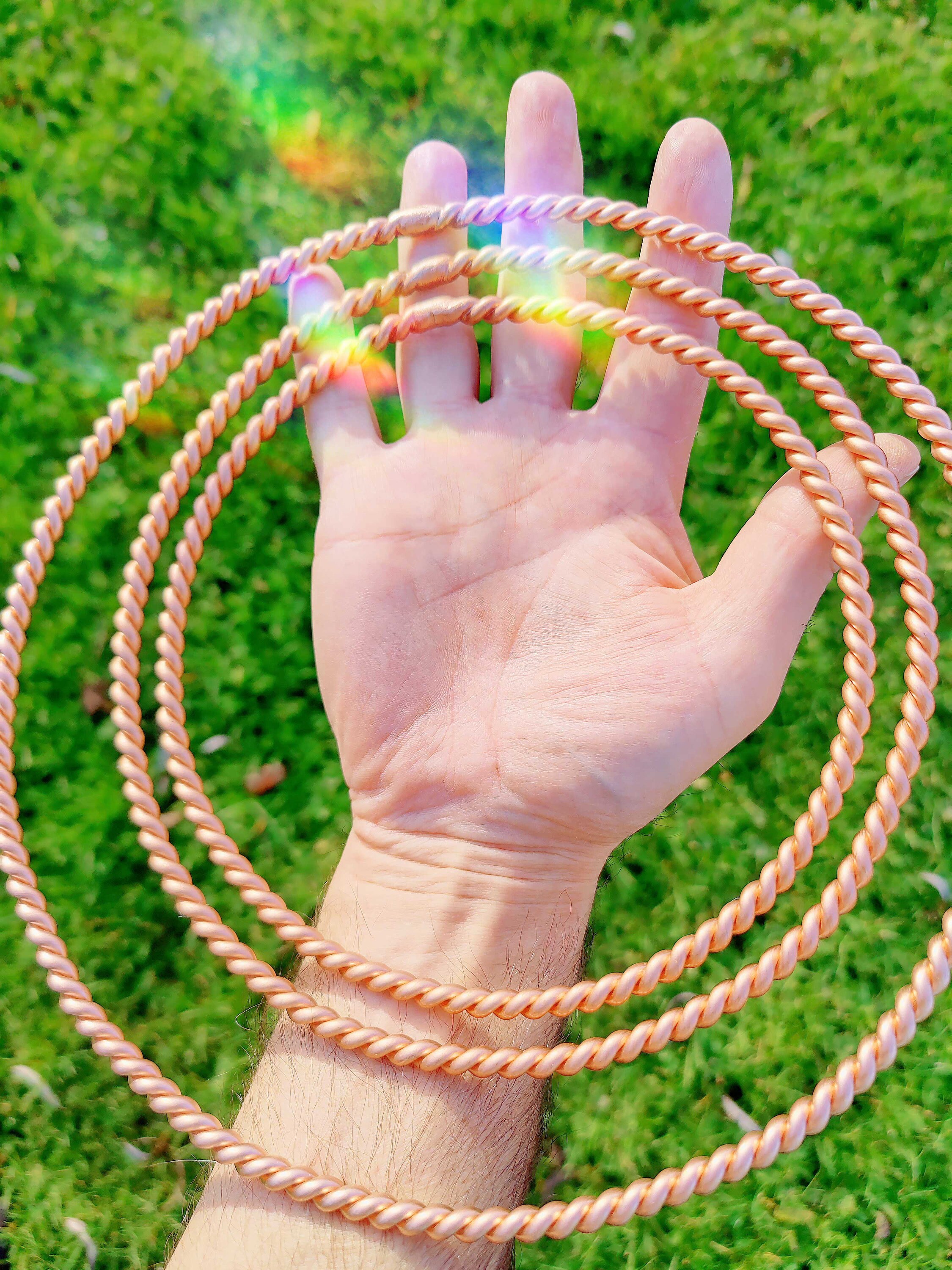 Tensor Rings Full Cubit, Smart Meter Cover, 6 Gauge Copper Energy Rings