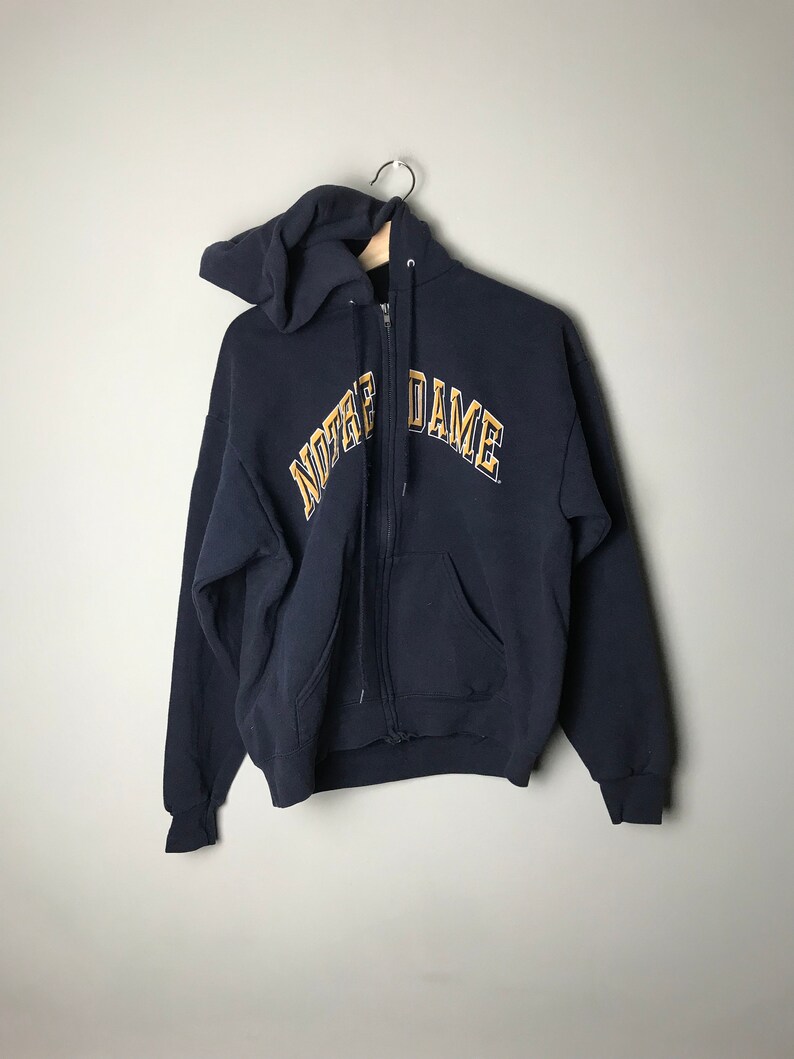 notre dame zip up