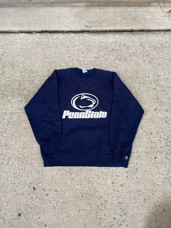 90s Penn State Navy Sweatshirt by Russell Athletic