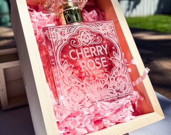 10ml Travel Perfume “Very Cherry Rose,” with Cherry, Lychee, Rose Otto, Cocoa Absolute, Patchouli and Essential oils by Meleg Perfumes