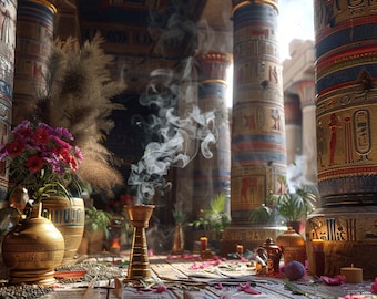10ml Travel Perfume: Temple of Horus 2 - Myrrh & Floral Suede