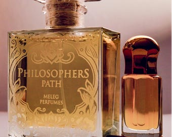 Perfume em óleo natural de 6ml "Caminho do Filósofo" com os melhores materiais naturais.