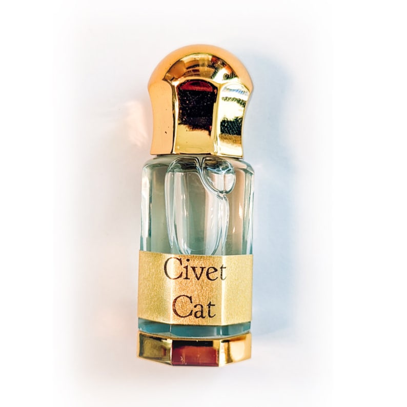 Handmade Oil Perfume 6ml Civet Cat Chypre in Organic Jojoba Oil and Essential oils. By Meleg Perfumes. image 2