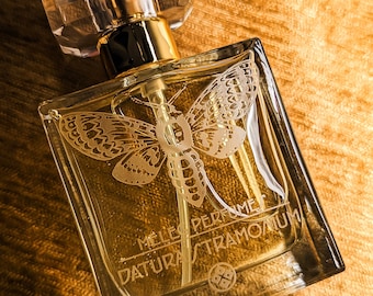 Handmade Perfume, “Datura Moon Flower,” with Ginger, Frankincense, Sandalwood, Orris Butter, Spices and Oud by Meleg Perfumes.