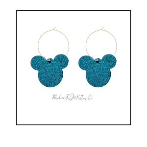 Pendientes de aro de Mickey Mouse - 4 estilos imagen 1